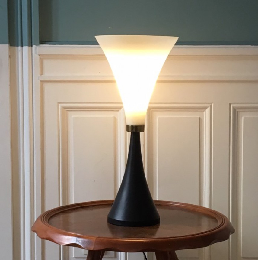 Lampe de table italienne diabolo années 50