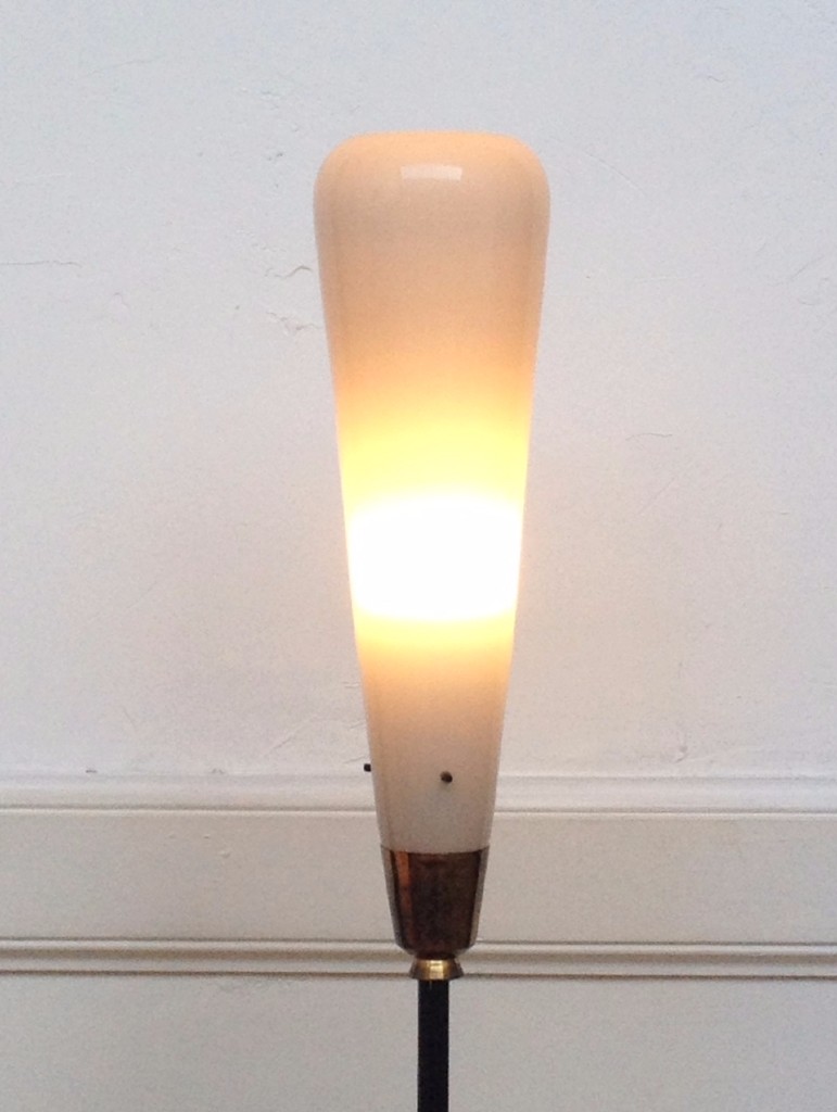 lampadaire italien Murano Stilnovo années 50