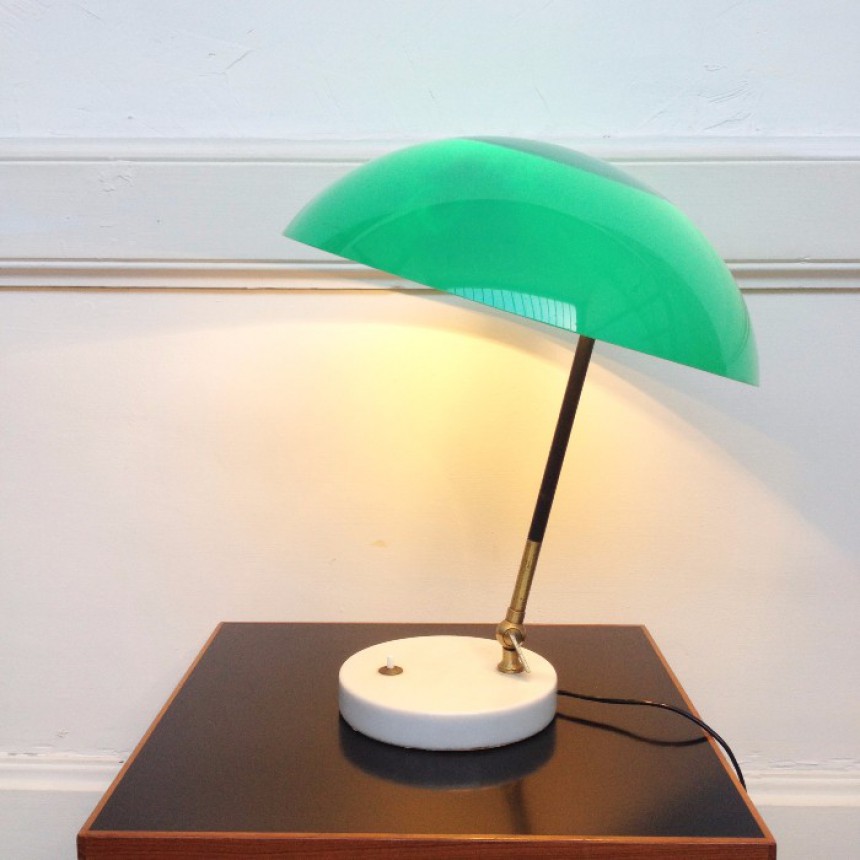 Lampe de table italienne Stilux années 50