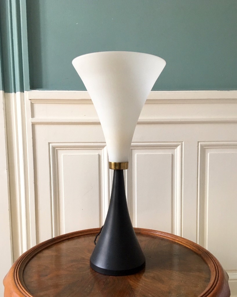Lampe de table diabolo italienne années 50