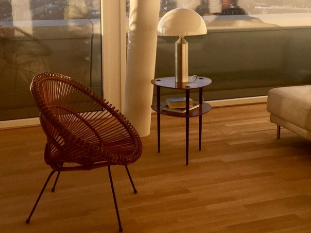 Appartement Bâle, Suisse Décoration d'un appartement, mobilier et luminaires, Bâle, Suisse