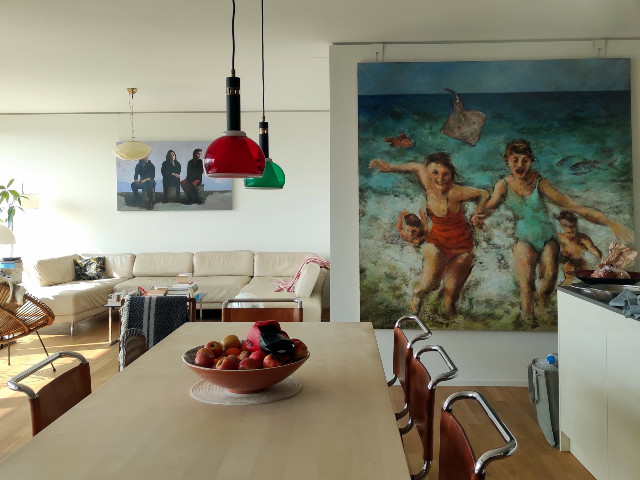 Appartement Bâle, Suisse Décoration d'un appartement, mobilier et luminaires, Bâle, Suisse