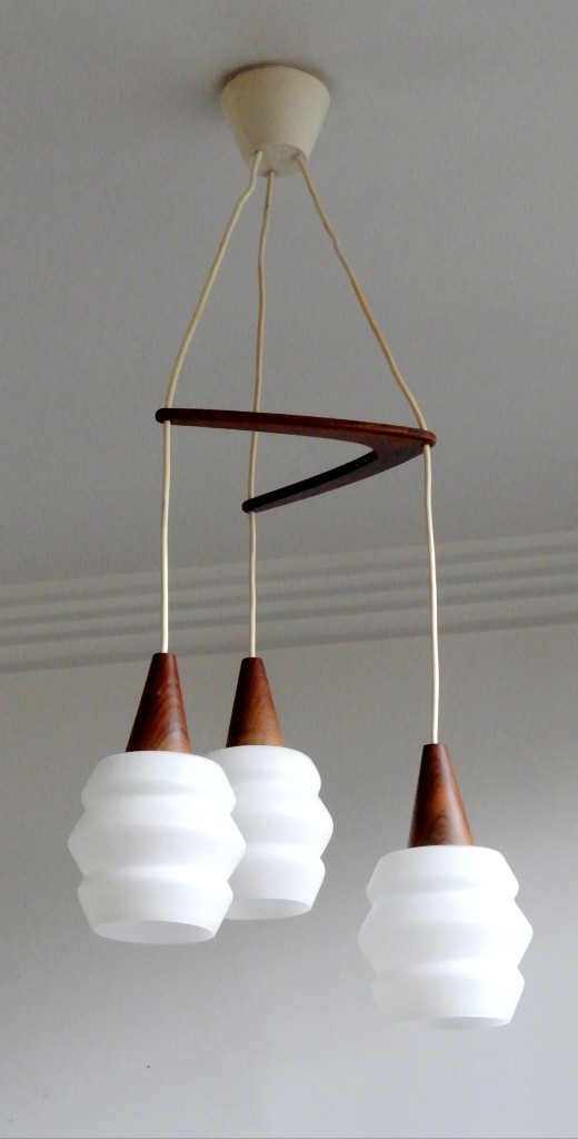 Suspension scandinave Boomerang années 60