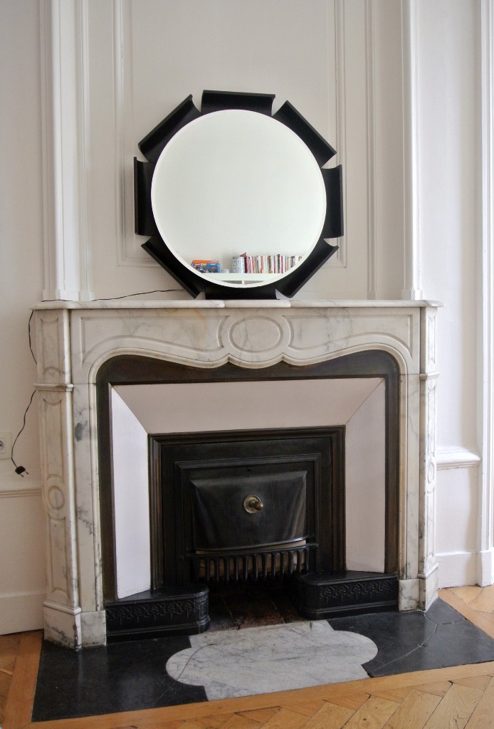 miroir rétro-éclairé italie années 60