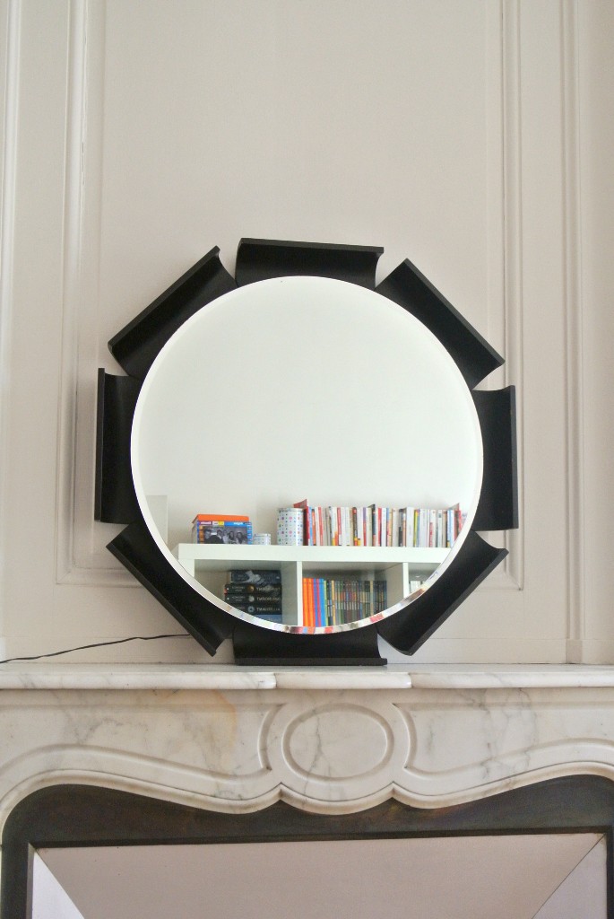miroir rétro-éclairé italie années 60