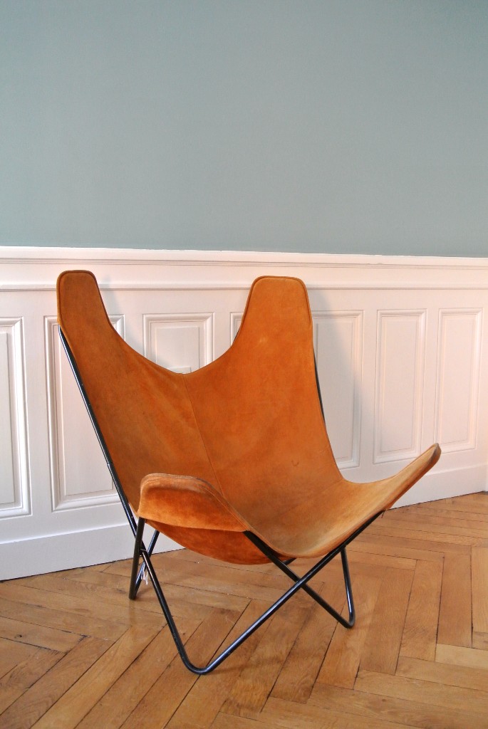 Fauteuil butterfly Jorge Ferrari-Hardoy Knoll international années 60
