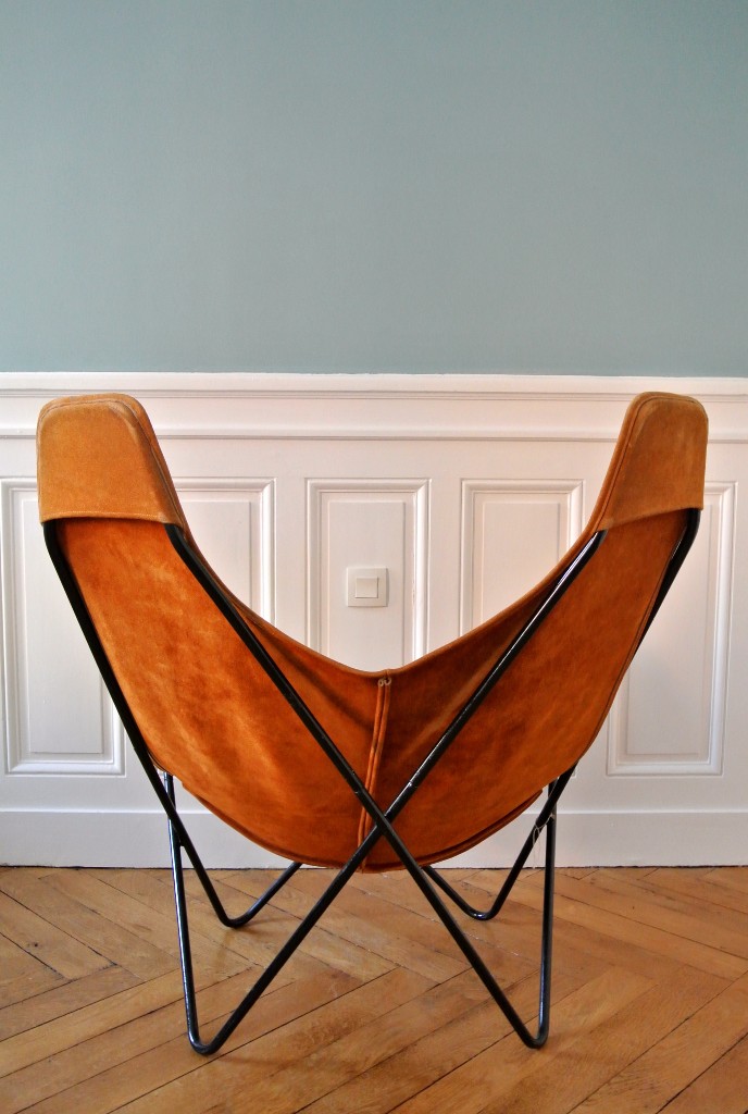 Fauteuil butterfly Jorge Ferrari-Hardoy Knoll international années 60