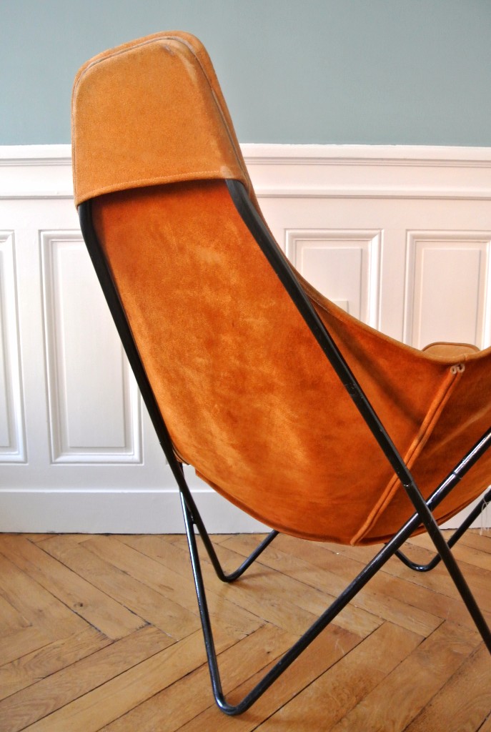 Fauteuil butterfly Jorge Ferrari-Hardoy Knoll international années 60