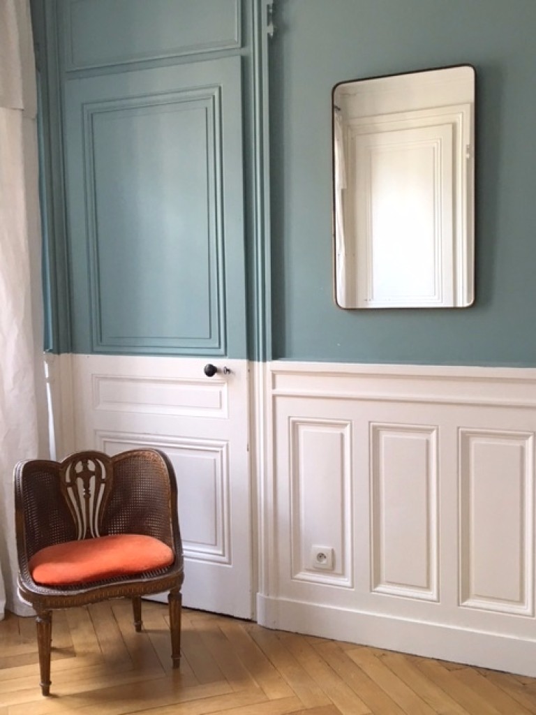 Miroir italien en laiton années 50